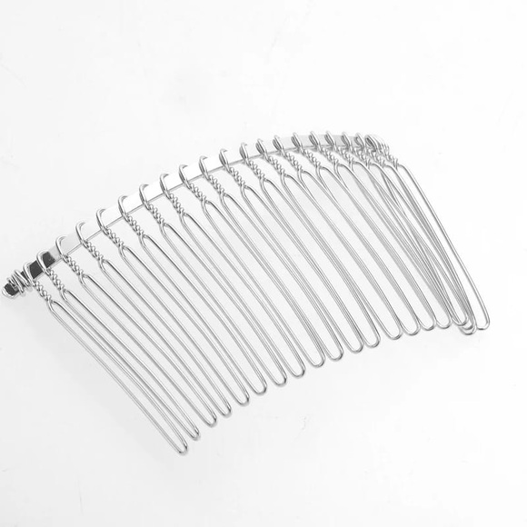 Metal 7.8CM Veil Comb Bridal Wedding Accessories H - Picture 2 of 3